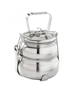 Lonchera de Acero Inoxidable Más Vendida en 2025, Lonchera Bento India de 2 Compartimentos, Apta para Alimentos, para Uso Escolar, 10x2 - Product Image 6