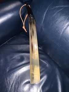 Cuerno de búfalo natural hecho a mano de tendencia sólida, Mini cuerno de zapato clásico ecológico con logotipo personalizado para hombres y mujeres - Product Image 6