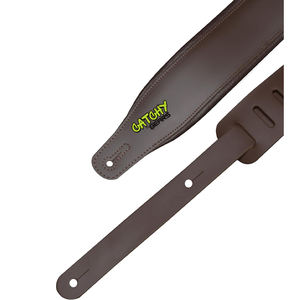 Correa de guitarra de cuero Vintage con diseño bordado - Product Image 2