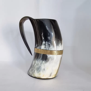 Hecho a mano impresionante diseño suministro a granel búfalo beber cuerno taza café bebida cóctel potencia cerveza tazas - Product Image 2