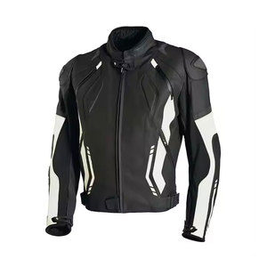 Veste en cuir de course de moto professionnelle pour hommes de haute qualité sur mesure véritable équipement de protection de qualité supérieure respirant CE - Product Image 1