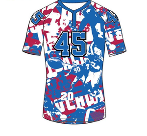 Maillot de rugby unisexe personnalisé en sublimation, fabriqué en usine, prix abordables, logos personnalisés, 100 % polyester, séchage rapide, col rond - Product Image 1