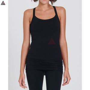 Débardeur femmes été décontracté Fitness gilet court couleurs unies tricoté haut court femmes culture débardeurs pas cher prix à vendre - Product Image 3