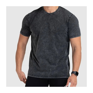 T-shirt en coton uni de qualité supérieure pour homme, tissu doux de haute qualité, logo personnalisé OEM - Product Image 3