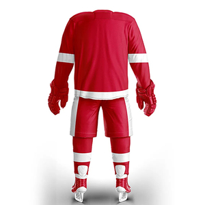 Conjunto de Uniforme de Hockey sobre Hielo con Estampado Personalizado, Calidad Premium, Ligero, 100% Poliéster, Ropa Deportiva, Nuevo Diseño Elegante, Servicio OEM - Product Image 6