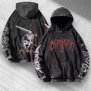 Nouveau sweat à capuche surdimensionné personnalisé 2026 avec logo brodé en chenille, sweat à capuche en chenille brodé pour hommes - Product Image 1