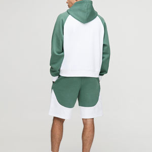 Sweat à capuche court personnalisé pour hommes coupe normale pull hiver logo personnalisé 100% sweats à capuche en molleton de coton - Product Image 2