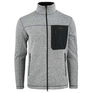 Chaqueta polar micro de invierno de manga larga para hombre al por mayor ecológica con logotipo personalizado de fábrica - Product Image 2