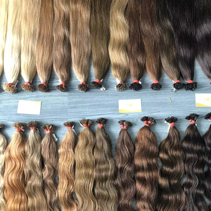 Meilleure vente en gros d'extensions de cheveux à la kératine vierge Vietnam matière première non transformée de haute qualité prix bon marché faisceaux humains - Product Image 1