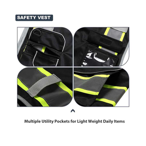 Personnalisé de Haute Qualité Hommes Ingénieurs Construction Haute Visibilité Gilet de Sécurité Réfléchissant de Sécurité au Travail avec Logo - Product Image 5