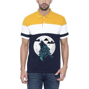 เสื้อเชิ้ตผู้ชายขายส่ง ผ้าฝ้าย/ใยไผ่ เจอร์ซีย์ พิมพ์โลโก้ตามสั่ง สไตล์ไฮสตรีท แห้งเร็ว บริการ OEM - Product Image 1