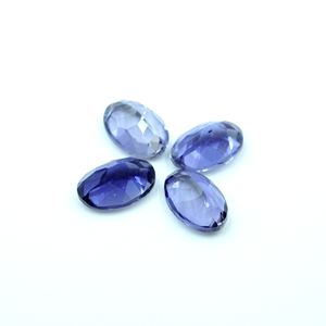 Iolite ธรรมชาติเหลี่ยมเพชรพลอยหลวมรูปร่างรูปไข่ขนาดสอบเทียบ - Product Image 5