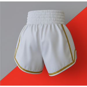 Custom Made Muay Thai Boxing <b>Kickboxing</b> Competition Training <b>Shorts</b> 100% Polyester Solid Quick Dry Waterproof Stretch Breathable - Product Image 3