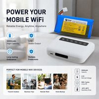 Batterie LiPo rechargeable au lithium-ion 3,7 V 5000 mAh pour routeur portable 4G 5G OEM