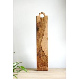 Gran tabla de cortar de madera de olivo hecha a mano con diseño rústico de granja de grano único perfecto para cocinas elegantes - Product Image 2