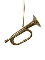 Antique Brass Bugle Horn With Beautiful Craftsmanship Perfect For Gifting Musicians And Cultural Music Collectors