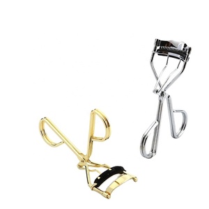 Set de Rizador de Pestañas de Acero Inoxidable en Color Plata y Dorado, Herramienta de Maquillaje Profesional para Rizar y Levantar las Pestañas - Product Image 1