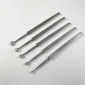 Juego de 6 uds. Cureta dérmica de zorro Dermatología quirúrgica médica Acero inoxidable mejor calidad de venta - Product Image 5