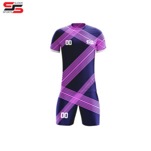 ชุดฟุตบอลพิมพ์ลายดิจิตอลพิมพ์ลายทั้งหมดผ้าโพลีเอสเตอร์ระบายอากาศได้ดีออกแบบได้ตามที่ต้องการ - Product Image 3