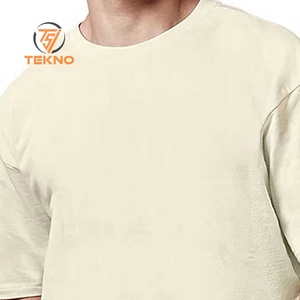 Qualité supérieure 100% coton pour hommes T-shirt coupe surdimensionnée respirant style été tricoté avec impression de logo personnalisé et longue longueur - Product Image 6