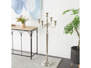 Bougeoir en métal géométrique moderne pour un design d'intérieur tendance Bougeoir en métal pour un décor intemporel et élégant - Product Image 2