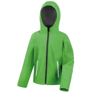 Junior Promotional <b>Soft</b> <b>Shell</b> <b>Hooded</b> <b>Jacket</b> Children's Hoodies & Sweatshirts - Product Image 4