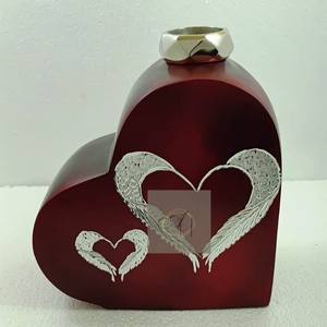 Urne funéraire classique en aluminium gravée pour les cendres funéraires d'un adulte, fournisseur OEM - Product Image 1