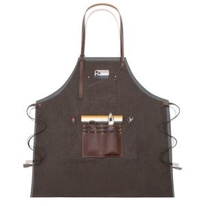 Tablier de barbier en coton de haute qualité avec sangle réglable - Product Image 3