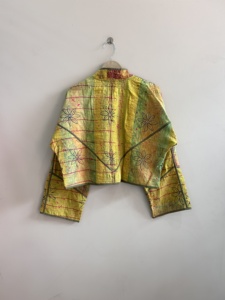 Wholesale Lot Of <b>Kantha</b> Quilted Handmade <b>Jacket</b> Vintage Cropped Reversible <b>Jacket</b> - Product Image 6