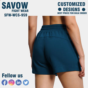 Women Sport Style Casual Shorts with <b>Mesh</b> Side Panels Quick-Dry Fabric Elastic Waist Pockets for Gym Outdoors Lifestyle Fashion - Product Image 4