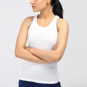 Camisetas de Tirantes de Algodón de Alta Calidad para Mujer, Estilo Casual con Cuello Redondo, para Verano, Running, Fitness, Top Deportivo Personalizado, Talla Grande, Venta al Por Mayor - Product Image 4