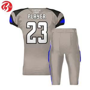 Nom d'équipe personnalisé numéro Sports pour jeunes hauts de football américain pour l'entraînement en équipe Nouvelle arrivée Maillot de football américain - Product Image 2