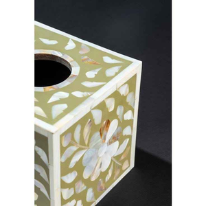 Caja de pañuelos clásica de lujo hecha a mano con otros materiales para uso en hoteles, hogares u oficinas, decorativa - Product Image 2