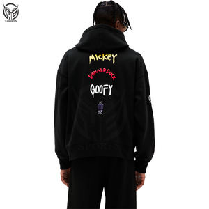 High Quality 100% Cotton-Fleece Customized Puff Printing <b>Oversized</b> Hooded <b>Hoodie</b> <b>for</b> <b>Men</b> Winter Season - Product Image 5