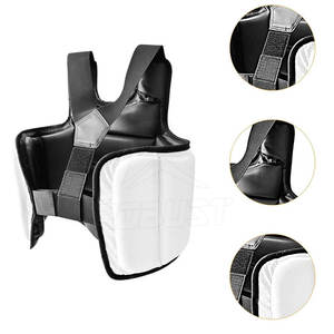 Protector de Pecho de Cuero con Acolchado Suave, Transpirable, Ecológico, Ligero, Cómodo, Diseño Simple, para Boxeo y Lucha - Product Image 5