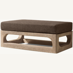 Gran oferta de muebles de madera de teca, sofá o mesa otomana con estilo moderno, cómodo y con la máxima función - Product Image 1
