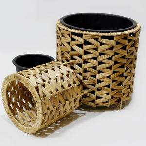 Artex Dong Thap Factory Grands pots de fleurs décoratifs extérieurs Jacinthe d'eau et jonc de mer Artisanat naturel - Product Image 4