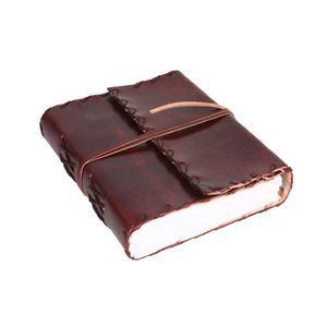 Diario de cuero Vintage de diseñador de calidad genuina hecho a mano con cubierta dura disponible en cantidad a granel fabricante indio - Product Image 1