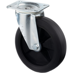 Rueda de Goma Sólida de 200 mm de Diámetro, Capacidad de Carga de 300 kg, L138 x W109 mm, Ruedas para Muebles - Product Image 3