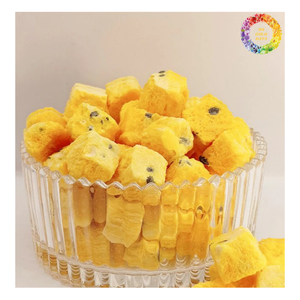 Fruit de la passion lyophilisé, fruit de la passion naturel doux et croustillant lyophilisé, collations végétaliennes fruits de la passion surgelés lyophilisés - Product Image 3