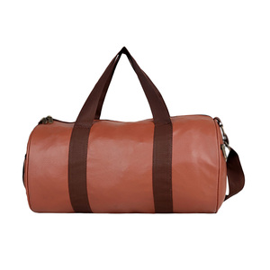 Unisex Large Capacity Waterproof PU Sport Bag Custom Mini Gym Bag for Men Fashion <b>Travel</b> Zipper Closure - Product Image 1