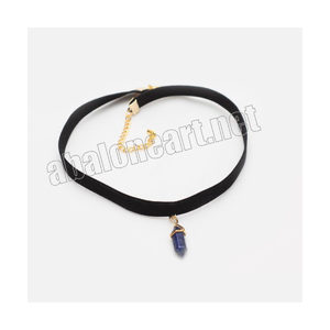 ชุดเค้นคอดินเผาสีด้วยมือ ชุดเค้นคอหิน Meenakari ผู้จัดจําหน่ายเค้นคอทํามือของอินเดีย - Product Image 4