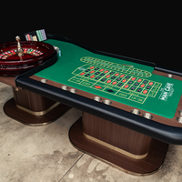 Table de Roulette de Casino en Bois de Haute Qualité (Sans Roue) pour la Vente - Table de Jeu de Roulette