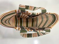 Sacs de plage en nylon recyclé, réutilisables, tissés, rayés, écologiques, traditionnels indiens, personnalisables, avec fermeture éclair, poignée en sangle PP