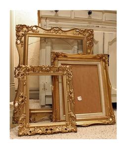 Ensemble de 3 miroirs muraux de nouvelle conception miroir mural décoratif artisanal de couleur or de la meilleure qualité le plus vendu pour la décoration de la ferme - Product Image 1