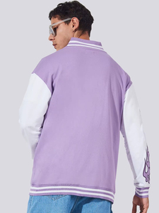 MOVA TEXTILES Nouvelle veste universitaire à la mode Vestes décontractées multicolores avec logo personnalisé Veste d'hiver universitaire de style urbain pour hommes - Product Image 5