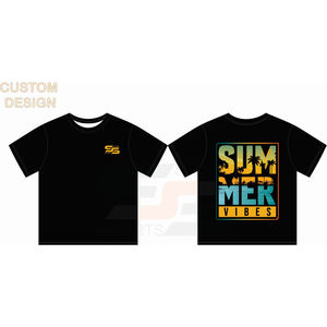 Haute qualité 240gsm homme t-shirt surdimensionné t-shirts unisexe poids lourd t-shirt bio 100% coton personnalisé sonnerie T-shirts pour hommes - Product Image 3