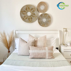 Water Hyacinth 100% Nuevos productos Exportación Productos hechos a mano Cesta colgante de pared con buen precio de la fábrica de Vietnam - Product Image 6