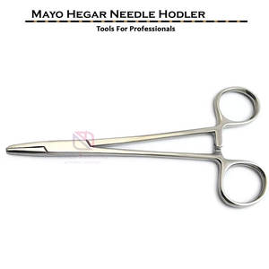Custom Made Stainless Steel Needle Holders | High Quality Reusable Surgical Tools with 3-Year Warranty for Wholesale <b>Supply</b> - Product Image 3