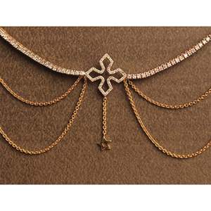 สร้อยคอชอคเกอร์สุดหรู จี้เพชรลายท้องฟ้ายามค่ำคืน - Product Image 6